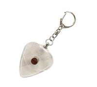 Guitar Pick Holder - Lightweight Clear Guitar Pick Case with Key Ring | Guitar Pick Case Protective Case for Musicians, Men, Amateurs, Players, Beginners, Women