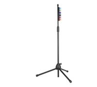 Guitar Pick Holder, Music Stand Microphone Stand Live Broadcast Stand Guitar Pick Case with 5 Picks Pick for 16-19 Diameter Tubes