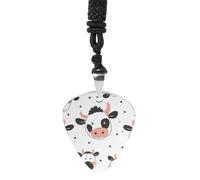 Guitar Pick Holder Necklace - Horses Running in Desert Storm Stainless Steel Music Pendant with Adjustable 60cm Cord, Functional Jewelry for Guitarists & Music Lovers, Unisex Hip Hop Punk Accessory