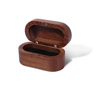 Guitar Pick Holder, Walnut Wood Guitar Pick Case Holder with Magnetic Opening, Sturdy Guitar Pick Storage Box Display Case Jewelry Box for Men Women Teens Adults