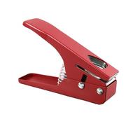 Guitar Pick Hole Punch, Guitar Pick Maker Adjustable Size Fine Craftsmanship Portable Multifunctional for DIY (Red)