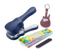 Guitar Pick Maker, Metal 16x4x10cm, Guitar Plectrums Maker Tool With Pick Start Strips, Guitars Picks Punch Kit, For Beginner Player Musician Studio Travel Home