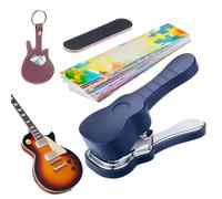 Guitar Pick Maker Punch - Bass Pick Drilling Kit | DIY Picks Craft Tool for Beginners Studio Players Musicians Travel Home Performance Practice Creative Music Accessory