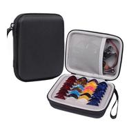 Guitar Pick Pouches, Waterproof Large Capacity Holder Bag, Dustproof Pick Pouches with Soft Lining for Tuner, Capo, Strings, Straps