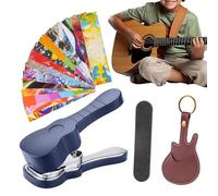 Guitar Pick Punch - Colorful Cool Decorative Maker | Guitar Pick Punch Tool | for Players Musicians Boyfriend Boys Teenage Birthday Art Craft Party School