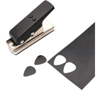 Guitar Pick Punch Kit, DIY Pick Maker for Custom Plectrums, Heavy Duty Tool Includes Smoothing File, Unique Gift for Guitar Players and Music Lovers (Punch tool)