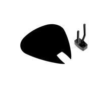 Guitar Pick-Shaped Wall Acoustic Panel | Single Decorative Sound-Absorbing Mount | Fits Fender, Gibson, Ibanez, PRS | Velvet Foam Acoustic Set with Hanger | Color: [Black | PICK-Small (230×270mm)]