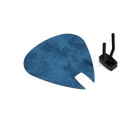 Guitar Pick-Shaped Wall Acoustic Panel | Single Decorative Sound-Absorbing Mount | Fits Fender, Gibson, Ibanez, PRS | Velvet Foam Acoustic Set with Hanger | Color: [Blue | PICK-Small (230×270mm)]