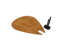 Guitar Pick-Shaped Wall Acoustic Panel | Single Decorative Sound-Absorbing Mount | Fits Fender, Gibson, Ibanez, PRS | Velvet Foam Acoustic Set with Hanger | Color: [Gold | PICK-Large (315×375mm)]