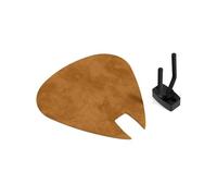 Guitar Pick-Shaped Wall Acoustic Panel | Single Decorative Sound-Absorbing Mount | Fits Fender, Gibson, Ibanez, PRS | Velvet Foam Acoustic Set with Hanger | Color: [Gold | PICK-Small (230×270mm)]