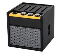Guitar Pick Storage Box Speakers Shape Plectrums Cases Light Weight Portable Guitars Holder Enduring Guitar with Slot