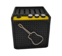 Guitar Pick Storage Box Speakers Shape Plectrums Cases Light Weight Portable Guitars Holder Enduring Guitar with Slot