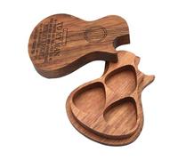 Guitar Pick Storage Case - Pick Storage Bag, Pick Organiser Case | Guitar Shaped Wooden Holder Space Saving Box for Home, Guitar Lessons, Concerts, Cute Storage, a, see description, See description