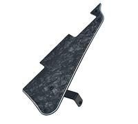 Guitar Pickguard and Stainless Steel Pickguard Bracket with Steel Mounting Screws Fits for For LP USA Electric Guitar Parts (Color : BL_BK)