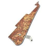 Guitar Pickguard and Stainless Steel Pickguard Bracket with Steel Mounting Screws Fits for For LP USA Electric Guitar Parts (Color : YEL_Nl)