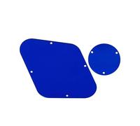 Guitar Pickguard Electric Guitar Back Plate Control Converter Cavity Covers Fit LP Guitar Parts Optional Colors(Blue)