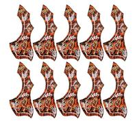 Guitar Pickguard, Electric Guitar Choice Guards - PVC 10pcs Guitar Gaiter - Scratch Resistant Musical Instrument Accessories for Weddings, Birthdays, Anniversaries