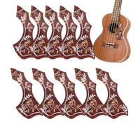 Guitar Pickguard, Electric Guitar Pick Guards 10 Pieces PVC Guitar Pick Guards | Anti-scratch Musical Instrument Accessories for Wedding, Birthday,