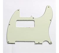 Guitar Pickguard for P90 Pickup Black Mint Green For TL Guitar Tortoise Celluloid Pickguard Backplate Set(Mint Green)
