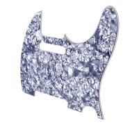 Guitar Pickguard, Guitar Pickguard Scratch Plate, Wide Applique, Beautiful Sturdy Patterns for Daily Exercise (GQ232 Gray Bead)