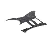 Guitar Pickguard, Long Lasting Unbreakable Solid Guitar Protection Plate Sheet for Bass Performance (Black Pearl GQD09)