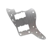 Guitar Pickguard Metal Aluminum Alloy For JM Electric Guitar Guard Front Guard Plate For Electric Guitar(Silver)