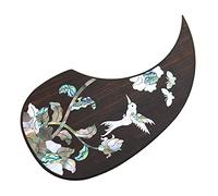 Guitar Pickguard Parts Self Adhesive Rosewood Solid Wood Scratch Guard For Acoustic Guitar Acoustic Guitar Replacement Parts