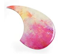 Guitar Pickguard Pick Guard, Acoustic Guitar Pickguard Self-Adhesive PVC Multicolor For Gibson Taylor Martin(Pink)