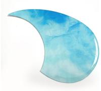 Guitar Pickguard Pick Guard, Self-Adhesive Acoustic Guitar Pickguard For Gibson Taylor Martin Multicolor(Blue)
