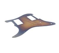 Guitar Pickguard Plate Aluminum Alloy Stylish Appearance Anti-Scratch Design Long Life Electric Guitar Pickguard 2 Humbuckers (Bronze)