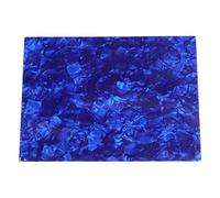Guitar Pickguard PVC Celluloid Unbreakable Scratch Plate Cover Backplate Sheet for Electric Bass Acoustic Guitar Protective Durable Accessory (Blue Pearl)