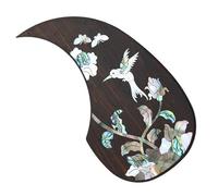 Guitar Pickguard Scratch Plate 1PC Professional Folk Acoustic Guitar Pickguard Self-adhesive Pick Guard Sticker For Guitar Accessories Rosewood