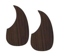 Guitar Pickguard Scratch Plate Wood Grain Guitar Pickguard Anti-Scratch Guard Plate Self-Adhesive Pickguard Sticker For Acoustic Guitar Parts(Walnut grain)