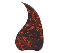 Guitar Pickguard Self Adhesive Comma Shaped PVC Decorative Acoustic Guitar Accessories for Guitarist