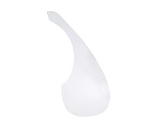 Guitar Pickguard Stick on Anti Scratch Plate White | Plastic Decal for 40-41 Inch Folk Acoustic Models, Simple Fit for Fingerstyle and Strumming