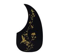 Guitar Pickguard Stickers 40/41 Inch Wooden Guitar Pickguard Stickers Guitar Strum Baffle Pickguard(Gold F)