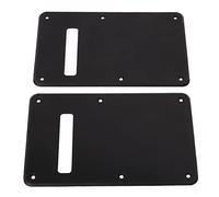 Guitar Pickguard Stylish Electric Guitar Back Plate Durable Effective Safe Protection 2pcs For Music Instrument For Luthiers (Black)