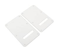 Guitar Pickguard Stylish Electric Guitar Back Plate Effective Safe Protection 2pcs For Music Instrument For Luthiers (White)