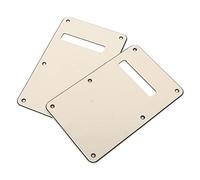 Guitar Pickguard Stylish Electric Guitar Back Plate Durable Effective Safe Protection 2pcs For Music Instrument For Luthiers (Beige)