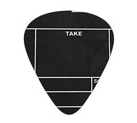 Guitar Picks 12 Pack, 3 Different Thickness Classic Movie Clapboard Black Guitar Plectrums With Transparent Plastic Case For Electric Guitar Bass Ukulele Guitar, (Including 0.46mm, 0.71mm, 0.96mm)