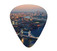 Guitar Picks 12 Pack, 3 Different Thickness Famous Guitar Plectrums With Transparent Plastic Case For Electric Guitar Bass Ukulele Guitar, (Including 0.46mm, 0.71mm, 0.96mm)