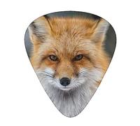 Guitar Picks 12 Pack, 3 Different Thickness Fox Guitar Plectrums With Transparent Plastic Case For Electric Guitar Bass Ukulele Guitar, (Including 0.46mm, 0.71mm, 0.96mm)