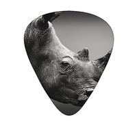 Guitar Picks 12 Pack, 3 Different Thickness South Africa Animal Guitar Plectrums With Transparent Plastic Case For Electric Guitar Bass Ukulele Guitar, (Including 0.46mm, 0.71mm, 0.96mm)