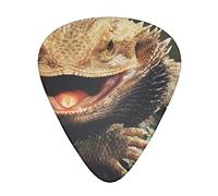 Guitar Picks 12 Pack Bearded Dragon Lizards Novelty Thin Medium Heavy Plectrums