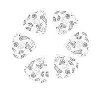 Guitar Picks 12-Pack Black Afternoon Tea Guitar Picks For Electric Guitar Acoustic Guitar Various Guitars