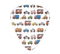 Guitar Picks 12 Pack Cars Ambulance Excavator Truck Guitar Music Lover Thin Medium Heavy Plectrums