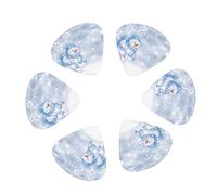 Guitar Picks 12-Pack Christmas Happy Snowman Guitar Picks For Electric Guitar Acoustic Guitar Various Guitars