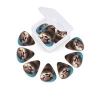 Guitar Picks 12 Pack Cute Otter Print Guitar Pick Holder Personalized Pick Holder Set Guitar Picks for Acoustic Guitars Violin Ukulele Bass