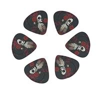 Guitar Picks 12-Pack Day Of The Dead Girl'S Skull Face Art Guitar Picks For Electric Guitar Acoustic Guitar Various Guitars