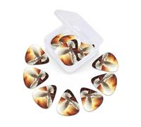 Guitar Picks 12 Pack Dove Sun Art Print Guitar Pick Holder Personalized Pick Holder Set Guitar Picks for Acoustic Guitars Violin Ukulele Bass